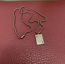 Load image into Gallery viewer, Ace Of Spades Charm Necklace
