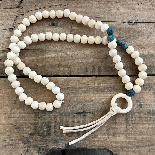 Aromatherapy Necklace with Lava Stone