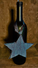Load image into Gallery viewer, Blue iridescent star Christmas ornament 
