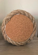 Load image into Gallery viewer, Brown Rope Christmas Tree with Wood Ornaments
