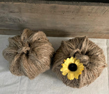 Load image into Gallery viewer, Brown Rope Decorative Pumpkins
