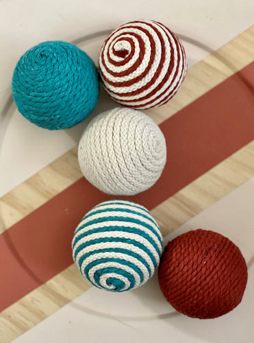 Decorative Rope Ball Vase Filler