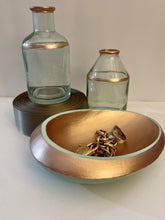 Load image into Gallery viewer, Egg Shaped Hand Painted Wood Dish
