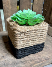 Load image into Gallery viewer, Fake Succulent in Rope Pot
