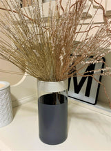 Load image into Gallery viewer, Gray Hand Painted Flower Vase
