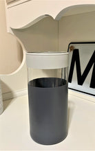 Load image into Gallery viewer, Gray Hand Painted Flower Vase
