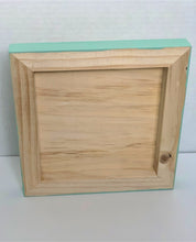 Load image into Gallery viewer, Green Rainbow Painted Plaque
