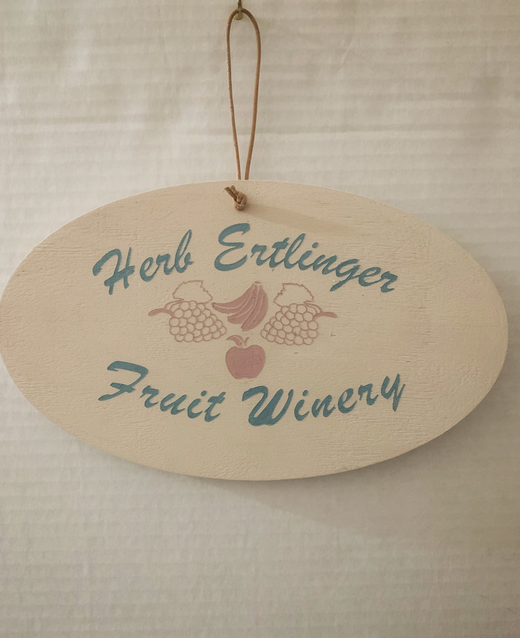 Hand Painted Herb Ertlinger Sign