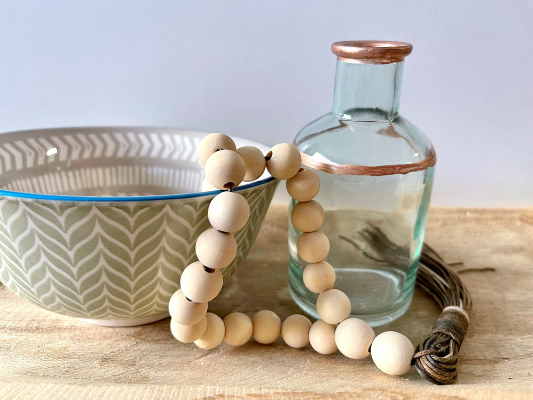 Hemp Tassel Beaded Garland