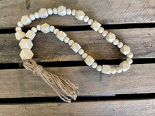 Load image into Gallery viewer, Hexagon Beaded Garland with Brown Tassel
