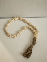 Load image into Gallery viewer, Hexagon Beaded Garland with Brown Tassel
