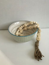 Load image into Gallery viewer, Hexagon Beaded Garland with Brown Tassel
