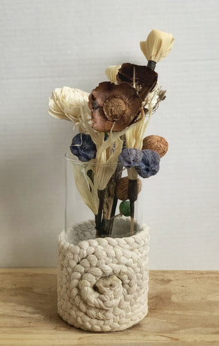 Irma Braided Rope Flower Vase