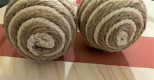 Load image into Gallery viewer, Large Two Tone Rope Ball Ornament
