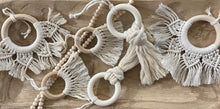 Load image into Gallery viewer, Macramé Christmas Ornaments
