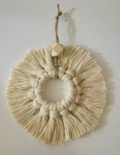 Macramé Sun Ornament
