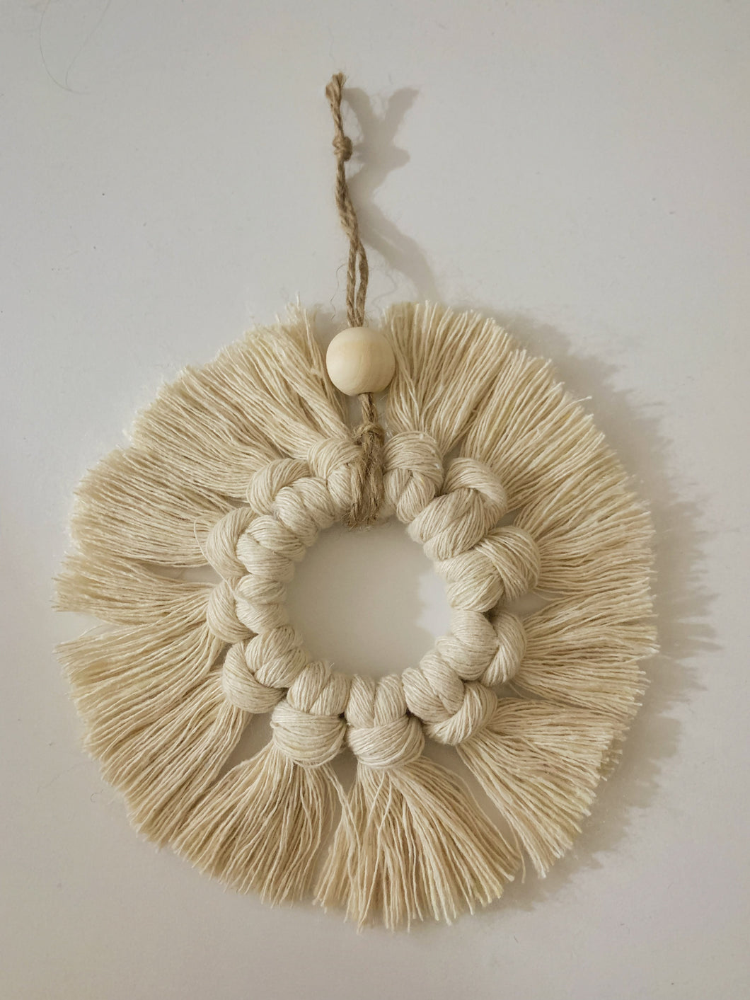 Macramé Sun Ornament