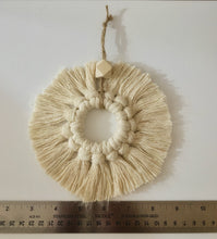 Load image into Gallery viewer, Macramé Sun Ornament
