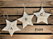 Load image into Gallery viewer, Medium Rope Star Christmas Ornament
