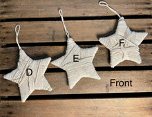 Load image into Gallery viewer, Medium Rope Star Christmas Ornament
