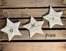 Load image into Gallery viewer, Medium Rope Star Christmas Ornament
