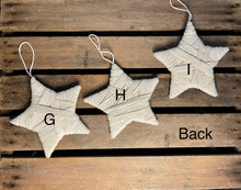Load image into Gallery viewer, Medium Rope Star Christmas Ornament

