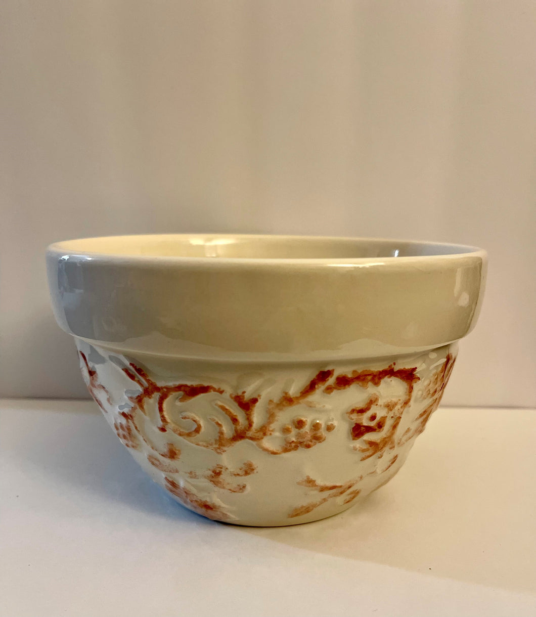 N-D Hand Painted Decorative Mixing Bowl