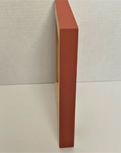 Load image into Gallery viewer, Orange Rainbow Painted Plaque
