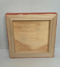 Load image into Gallery viewer, Orange Rainbow Painted Plaque
