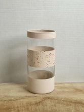 Load image into Gallery viewer, Peach Hand Painted Flower Vase
