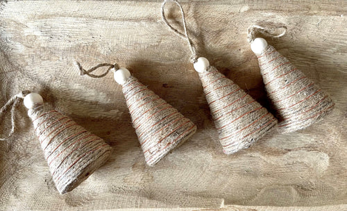 Rope Tree Christmas Ornament