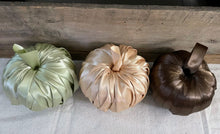 Load image into Gallery viewer, Satin Ribbon Pumpkins
