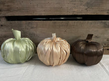 Load image into Gallery viewer, Satin Ribbon Pumpkins
