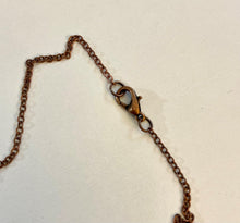 Load image into Gallery viewer, Short Copper Gear Necklace
