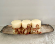 Load image into Gallery viewer, Baldwin Silver Plate Tray Candle Holder with Feet
