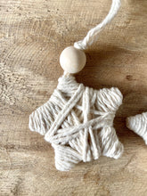 Load image into Gallery viewer, Small Rope Star Christmas Ornament
