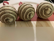 Load image into Gallery viewer, Small Two Tone Rope Ball Ornament
