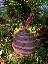 Load image into Gallery viewer, Small Two Tone Rope Ball Ornament
