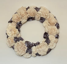 Load image into Gallery viewer, Sola Flower Silk Rose Wreath
