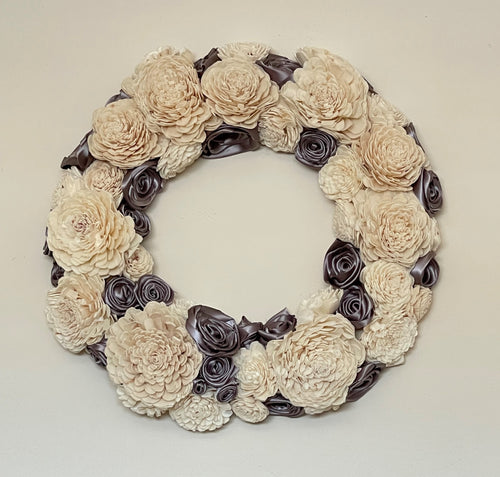 Sola Flower Silk Rose Wreath
