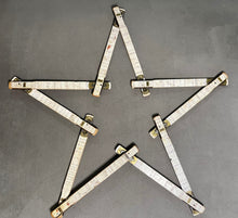 Load image into Gallery viewer, Vintage Folding Ruler Star Wreath
