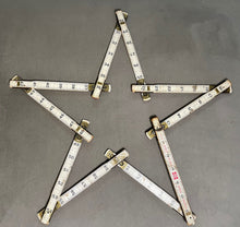 Load image into Gallery viewer, Vintage Folding Ruler Star Wreath
