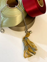 Load image into Gallery viewer, Vintage key and silk tassel necklace
