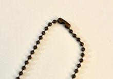 Load image into Gallery viewer, Vintage key and silk tassel necklace
