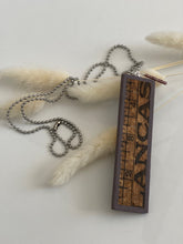 Load image into Gallery viewer, Vintage ruler necklace
