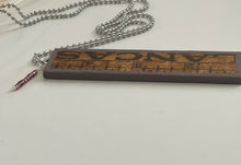 Load image into Gallery viewer, Vintage ruler necklace

