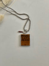 Load image into Gallery viewer, Vintage ruler necklace
