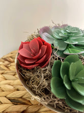 Load image into Gallery viewer, Vintage Silver Reed and Barton 1120 Bowl with Succulent Garden
