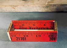 Load image into Gallery viewer, Vintage Yard Stick Business Card Holder
