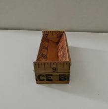 Load image into Gallery viewer, Vintage Yard Stick Business Card Holder
